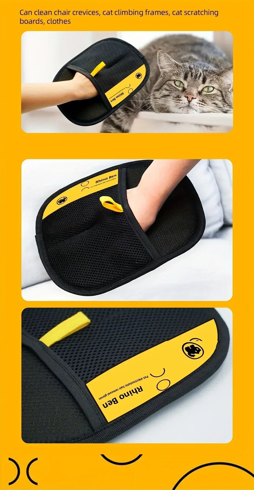 PawClean™ - Deshedding & Massage Gloves (2-Pack)