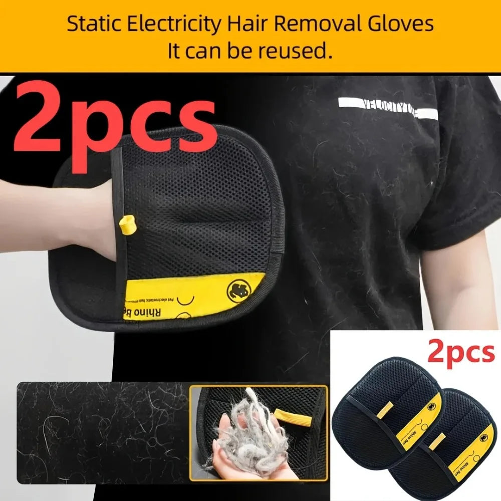 PawClean™ - Deshedding & Massage Gloves (2-Pack)